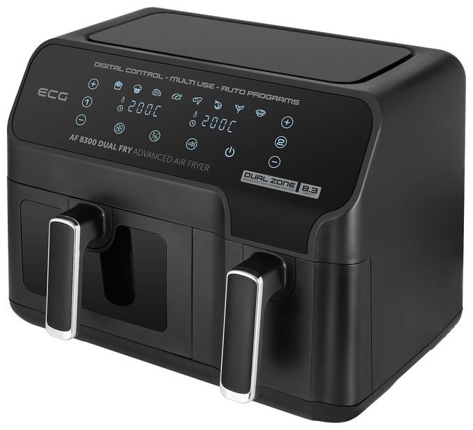 Doppel Heißluftfritteuse 8,3 l 2700 W  AF8300 (Schwarz) 