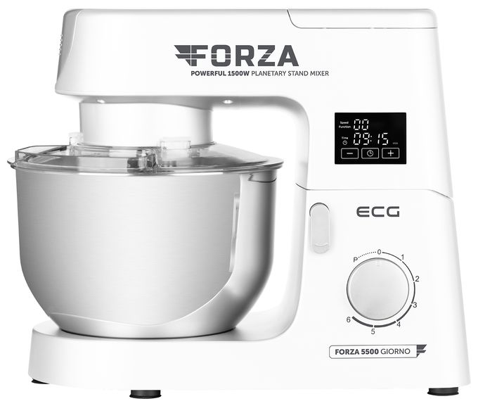 1500 W Küchenmaschine 6,5 l  Forza 5500 (Edelstahl, Weiß) 