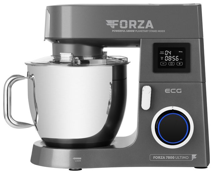 1800 W Küchenmaschine 8 l  Forza 7800 (Schwarz, Edelstahl) 