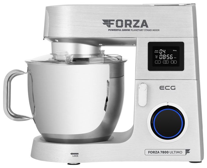 1800 W Küchenmaschine 8 l  Forza 7800 (Silber, Edelstahl) 