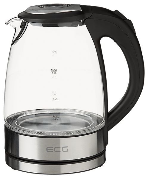 1,7 l Wasserkocher 2200 W (Schwarz, Silber, Transparent) RK1776 