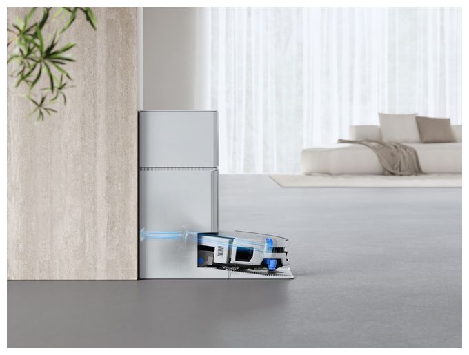 Saugroboter nass/trocken 999 min Akku 27000 Pascal Leistung  Deebot X12S Pro Omni (Weiß) 