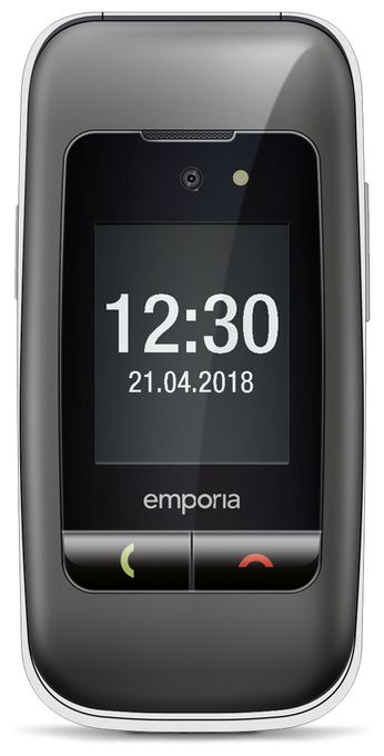 2G Smartphone 6,1 cm (2.4 Zoll 2 MP  One (Schwarz, Grau) 