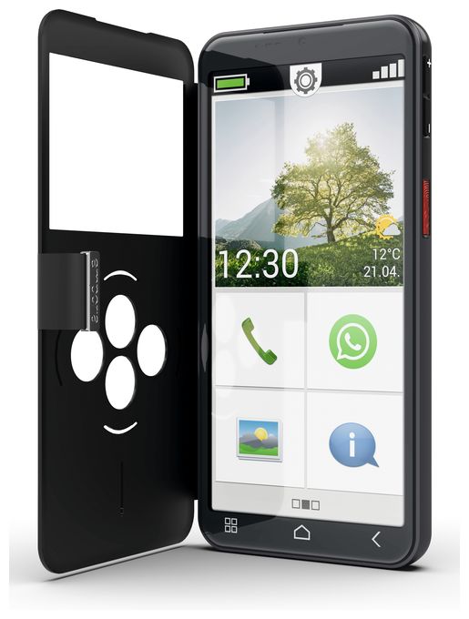 128 GB 4G Smartphone 13,8 cm (5.45 Zoll) Android 13 MP Dreifach Kamera Single SIM WiFi 5  SMART.7lite (Schwarz) 