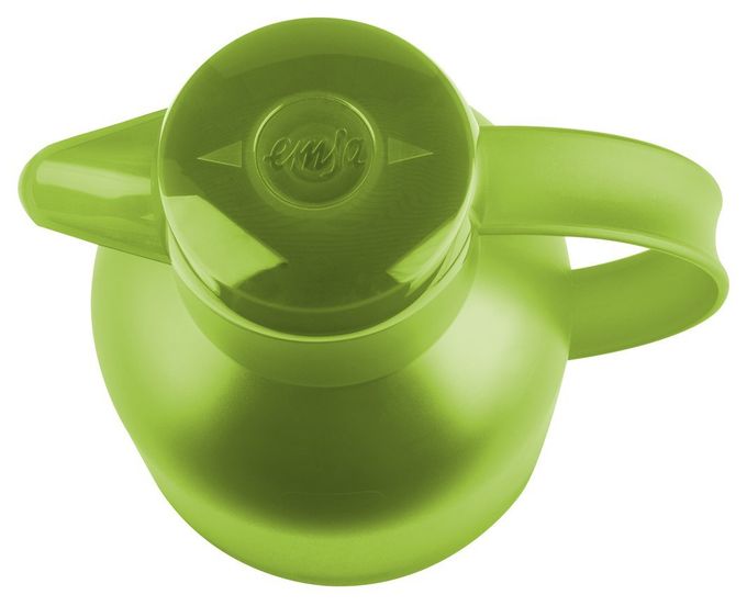  505763 SAMBA Quick Press Isolierkanne 1,0l Glas-Isolierkolben (Grün) 