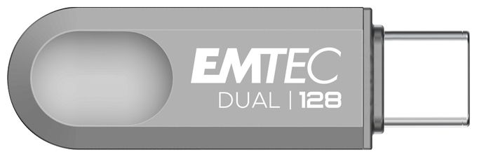 USB Type-A / USB Type-C Stick 128 GB  D280 Dual (Silber) 