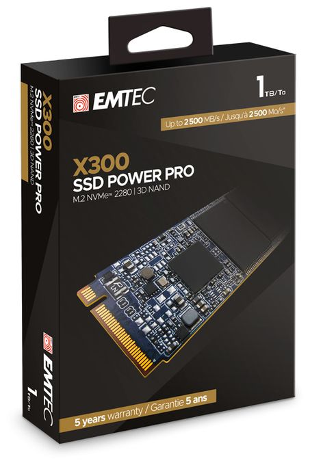 1 TB SSD PCI Express 3.0 M.2 X300 Power Pro 