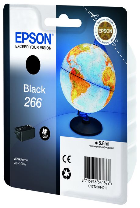 originale Druckerpatronen Schwarz 5,8 ml 250 Seiten 266 C13T26614010 