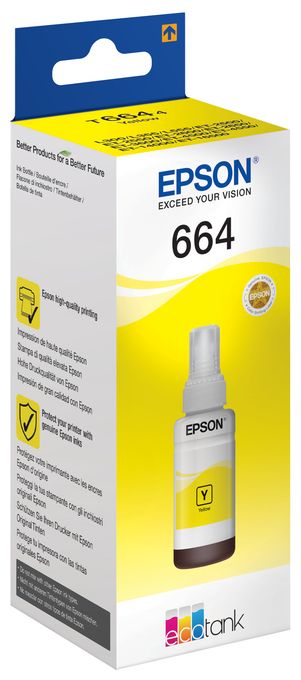 664 Ecotank Yellow ink bottle (70ml) 