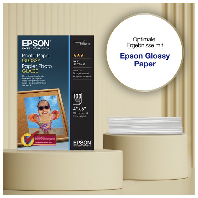 Photo Paper Glossy - 10x15cm - 100 Blätter 