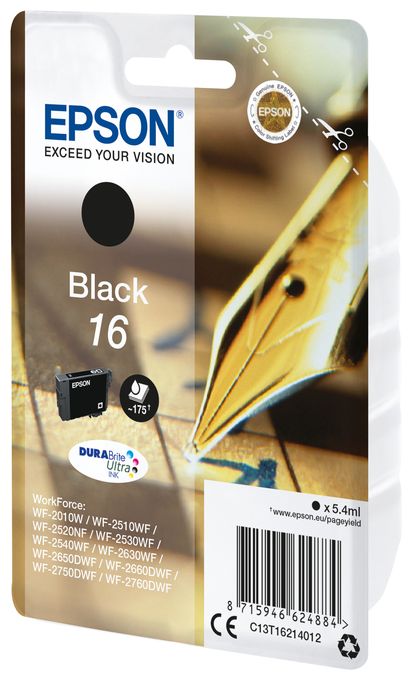 Singlepack Black 16 DURABrite Ultra Ink 