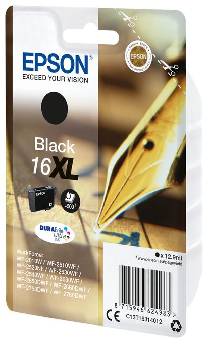 Singlepack Black 16XL DURABrite Ultra Ink 