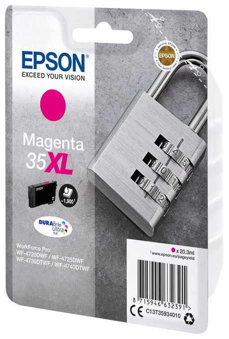 Singlepack Magenta 35XL DURABrite Ultra Ink 