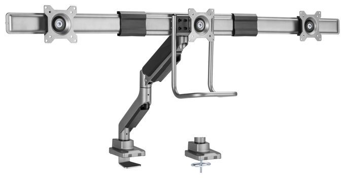 17"-27" Dreifach-Monitor-Tischhalterung 