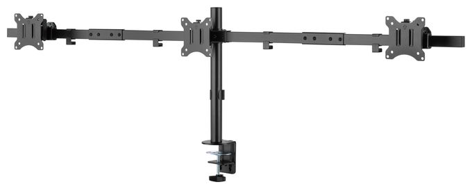 17"-32" Dreifach schwenkbare Monitor-Schreibtischhalterung 