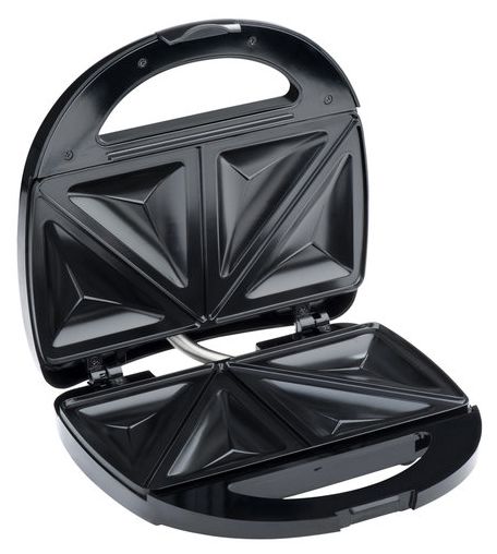Sandwichmaker 750 W für 4 Sandwiches  Acado (Schwarz, Edelstahl) 