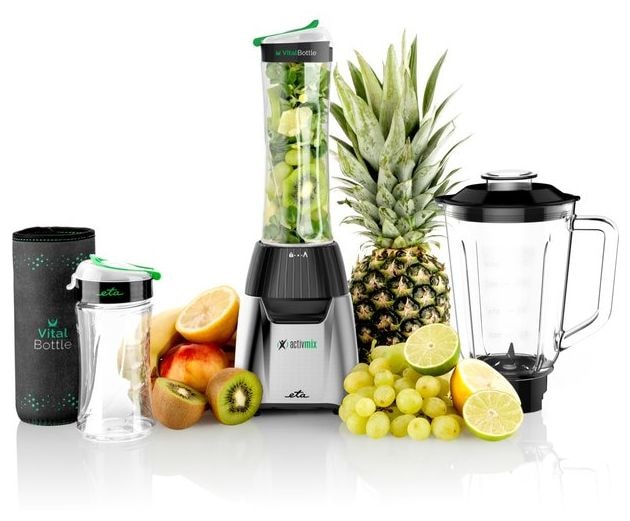 1 l Standmixer 350 W (Schwarz, Edelstahl, Transparent) ActivMix Premium 
