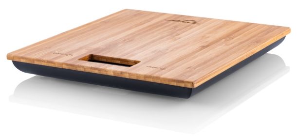 Elektronische Küchenwaage bis 5 kg Genauigkeit 1 g  Bambi (Holz) 