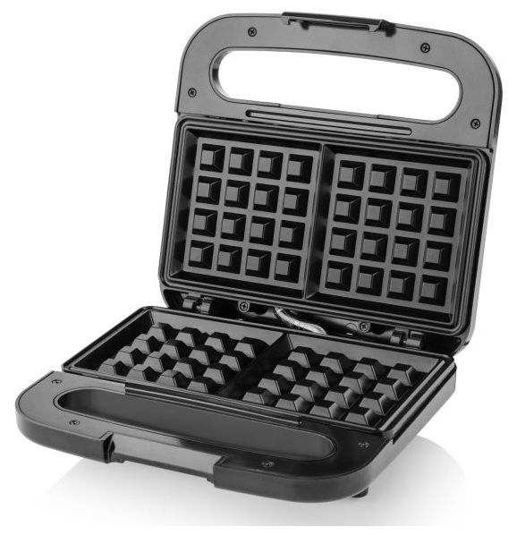 Waffeleisen für 2 Waffeln 750 W  Barres (Edelstahl) 