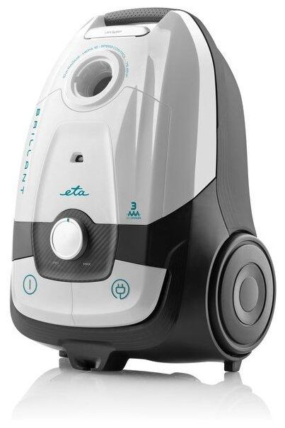 Bodenstaubsauger mit Staubbeutel 700 W HEPA  Brillant (Weiß, Schwarz) 