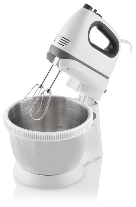 Handmixer 400 W 5 Stufen  Crema II (Grau, Weiß) 