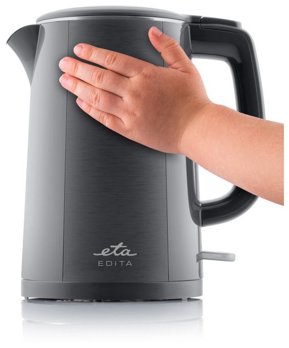 1,5 l Wasserkocher 2200 W  Edita (Grau) 