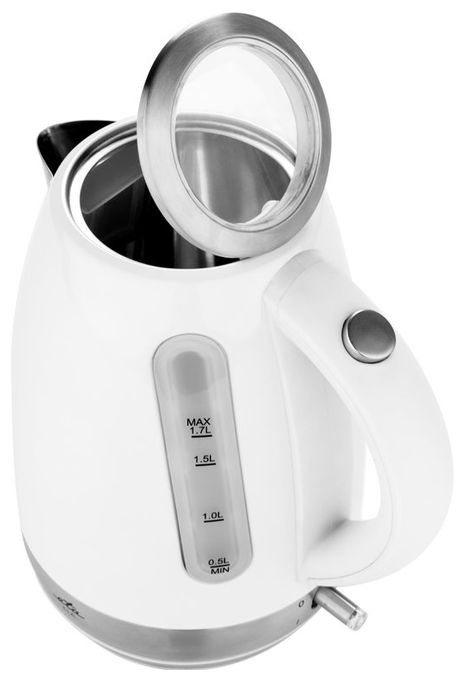 1,7 l Wasserkocher 2100 W  Ela (Edelstahl, Weiß) 