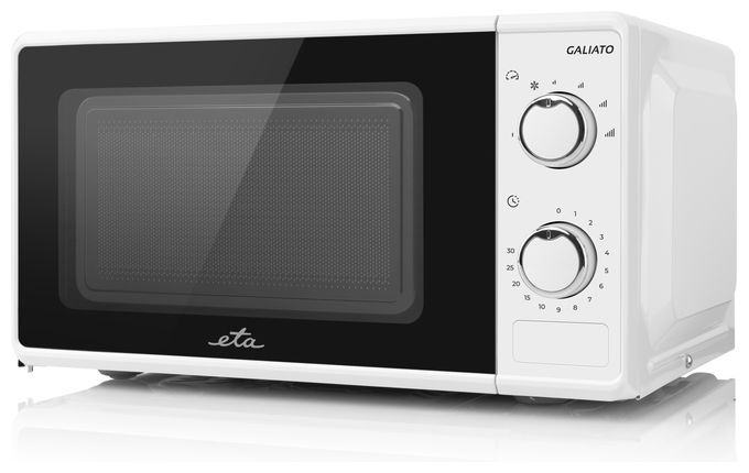 Freistehende Mikrowelle 700 W Größe: klein 6 Stufen  Galiato (Weiß) 