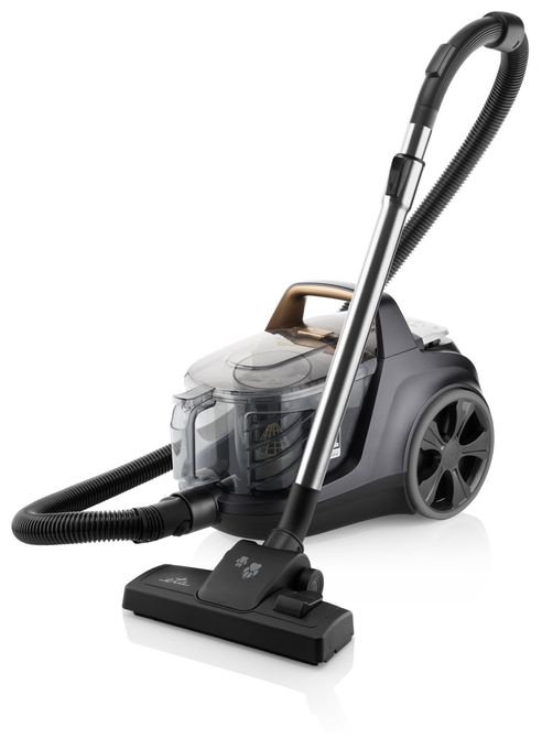 Bodenstaubsauger Beutellos 850 W HEPA (Schwarz, Gold, Silber) Grande Animal 