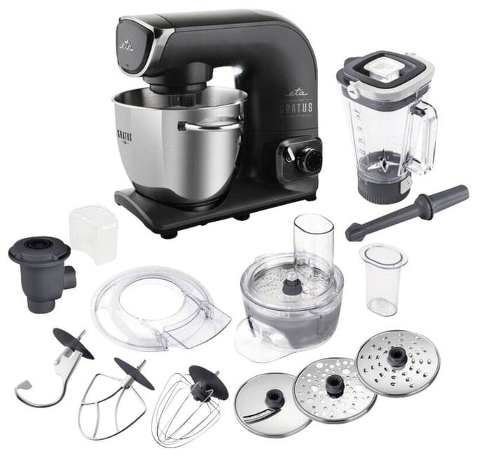1500 W Küchenmaschine 5,5 l  Gratus Evo (Grau, Edelstahl) 