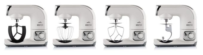 1500 W Küchenmaschine 5,5 l  Gratus Evo Expert (Cremefarben) 