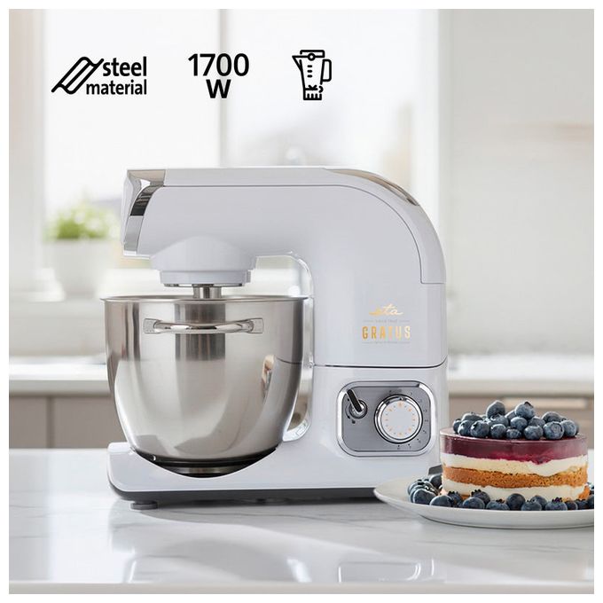 1500 W Küchenmaschine 5,5 l  Gratus Evo Max II (Weiß) 