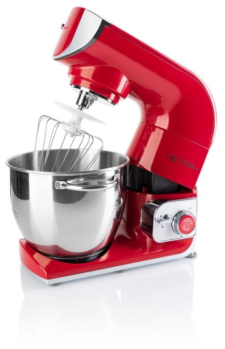 1200 W Küchenmaschine 5,5 l  Gratus Storio (Rot, Edelstahl) 