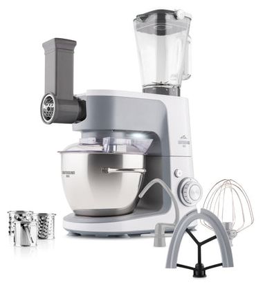 1200 W Küchenmaschine 4,5 l  Gratussino III (Weiß) 