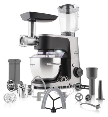 1200 W Küchenmaschine 4,5 l  Gratussino III (Schwarz, Grau) 