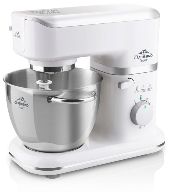 800 W Küchenmaschine 4,5 l  Gratussino Smart (Edelstahl, Weiß) 