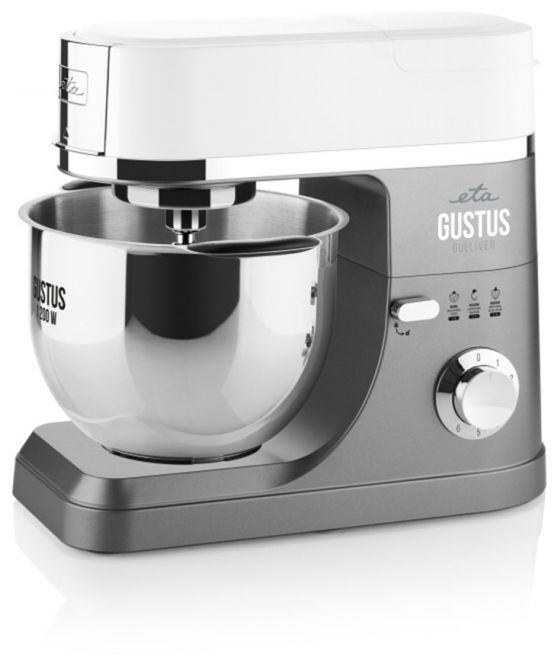 1200 W Küchenmaschine 5,5 l  Gustus IV Gulliver (Grau, Weiß) 