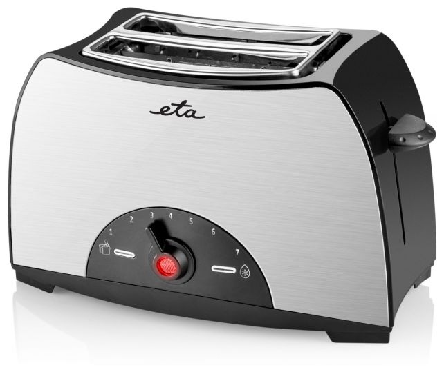 Toaster 800 W 2 Scheibe(n) 7 Stufen  Lenny (Schwarz, Edelstahl) 