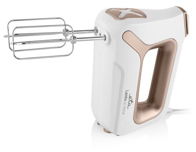 Handmixer 500 W 4 Stufen  Lento Elements (Weiß, Bronze) 