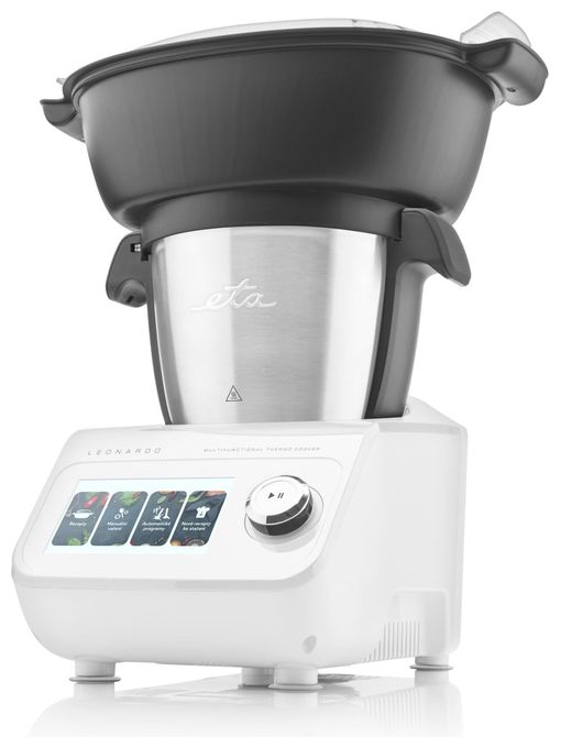 Küchenmaschine 3,5 l mit Waage  Leonardo (Weiß, Grau) 