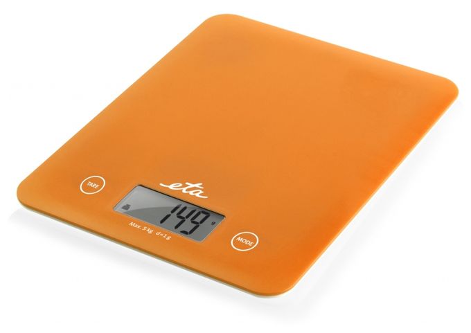 Elektronische Küchenwaage bis 5 kg Genauigkeit 1 g  Lori (Orange) 