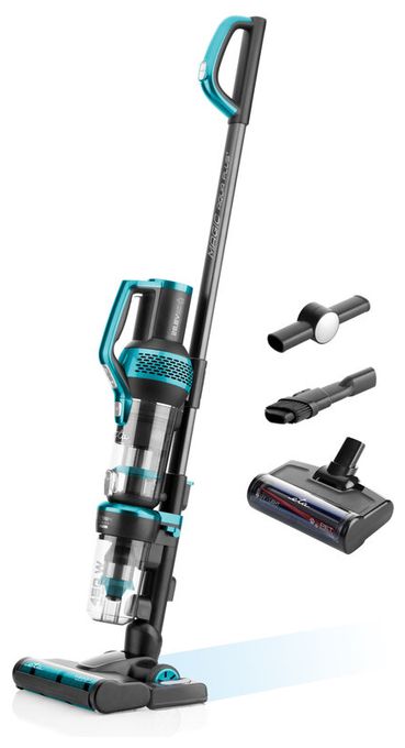 Handstaubsauger Beutellos bis 80 min Laufzeit 28,8 V HEPA  Magic Aqua Plus (Schwarz, Blau) 