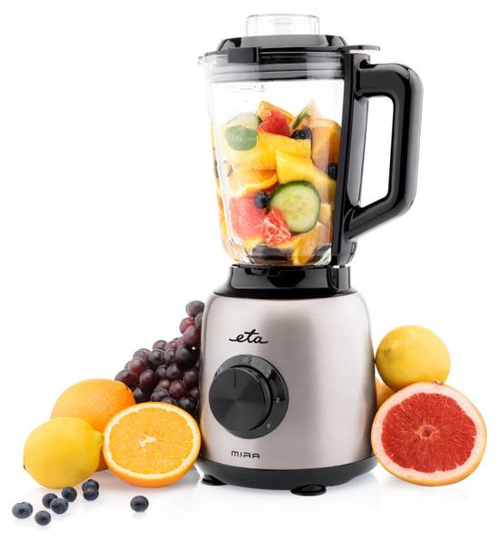 1,5 l Standmixer 3 Geschwindigkeiten 1200 W  Mira (Schwarz) 