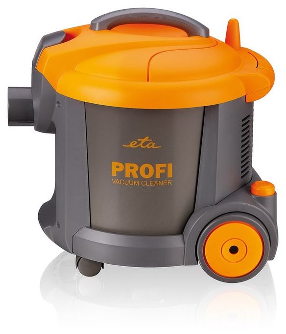 Bodenstaubsauger mit Staubbeutel 890 W Micro  Profi (Grau, Gelb) 