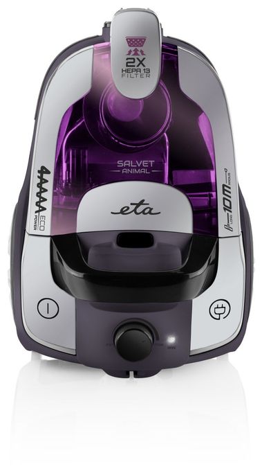 Bodenstaubsauger Beutellos 700 W HEPA (Schwarz, Silber, Violett) Salvet Animal 