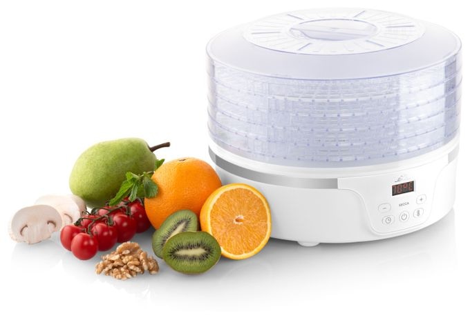 Dörrautomat 380 W 24 h Maximale Timer-Zeit 5 Dörrgitter Secca 
