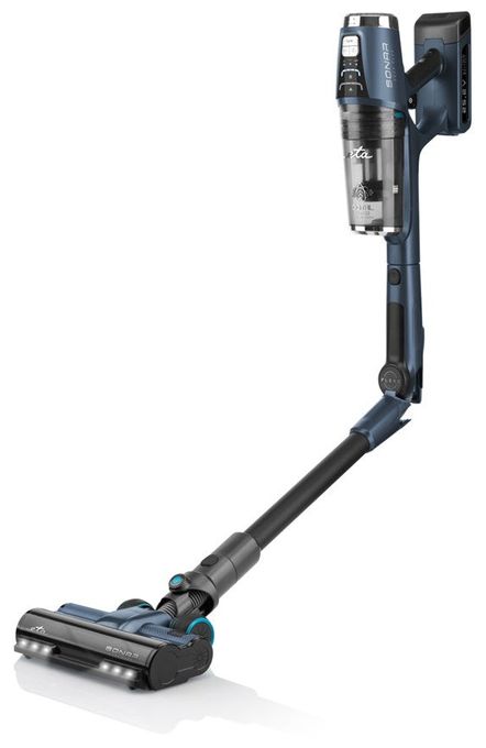Handstaubsauger Beutellos bis 40 min Laufzeit 25,2 V HEPA  Sonar Aqua Plus (Blau) 