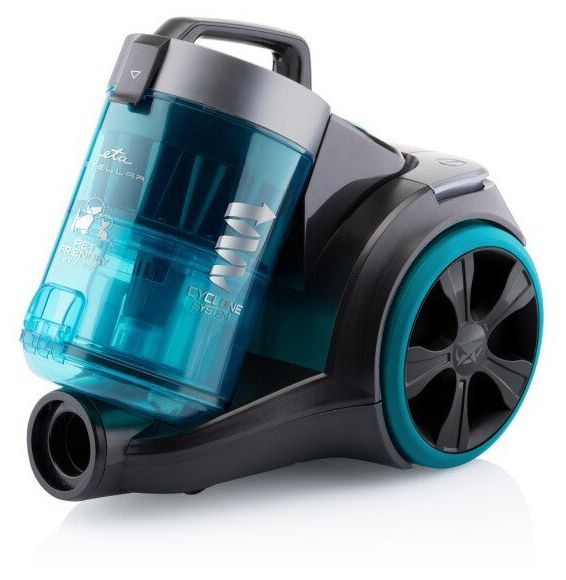 Bodenstaubsauger Beutellos 700 W HEPA  Stellar (Schwarz, Blau) 