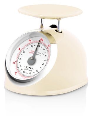 Mechanische Küchenwaage bis 5 kg Genauigkeit 25 g  Storio (Beige) 
