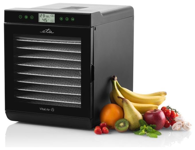 Dörrautomat 650 W 24 h Maximale Timer-Zeit 10 Dörrgitter Vital Air II 